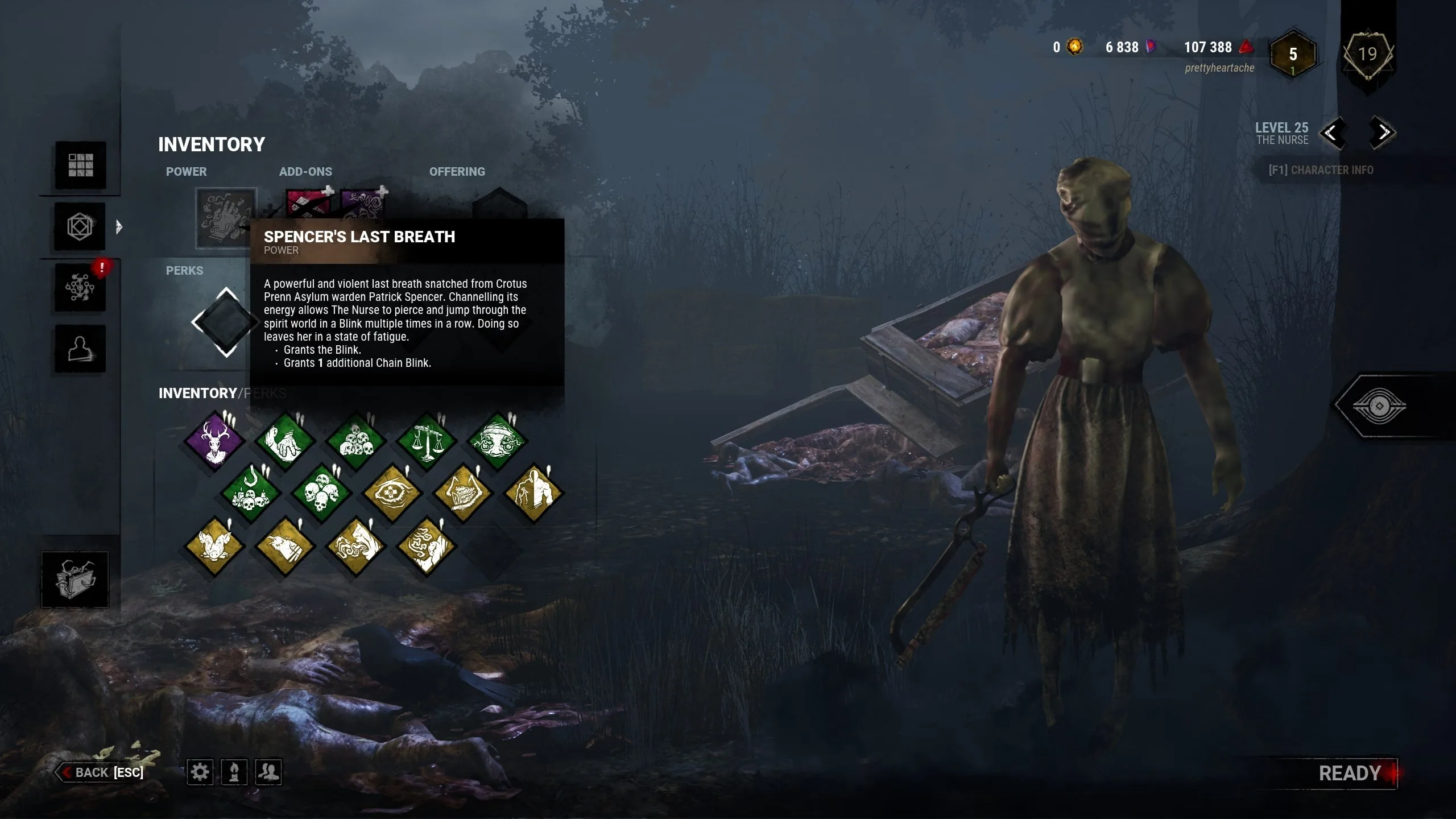 The Nurse in Dead by Daylight — IGN wiki screenshot