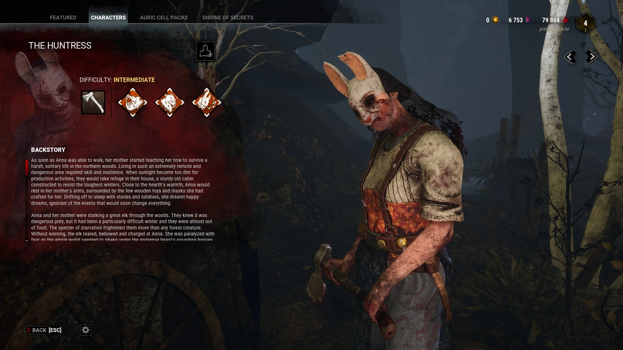 The Huntress in Dead by Daylight — IGN wiki screenshot